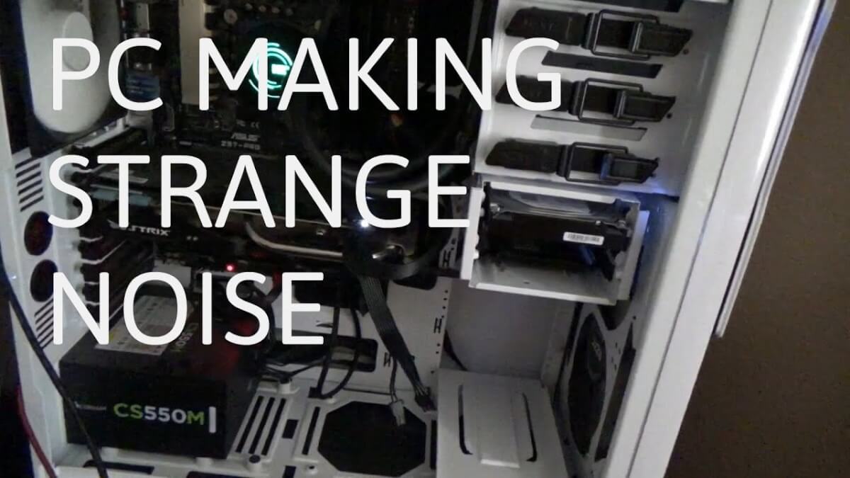 The computer is making a noise in high barnet